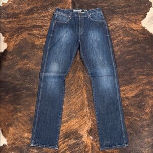 Men’s Wrangler Dark Blue Straight Jeans